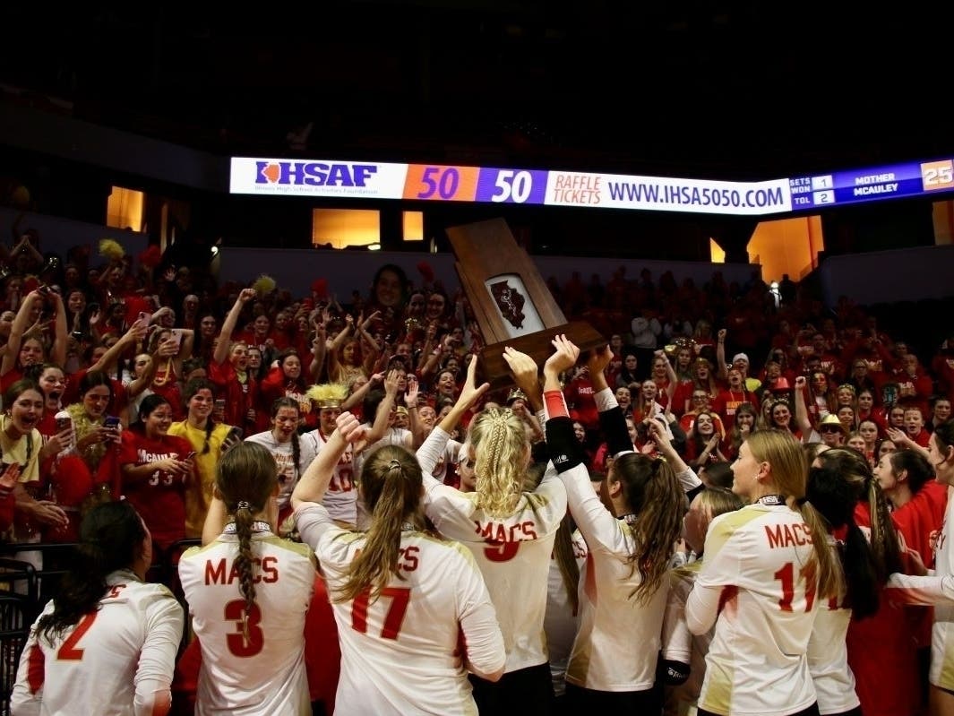 REPEAT: McAuley Wins 17th IHSA 4A State Volleyball Title | Beverly, IL ...