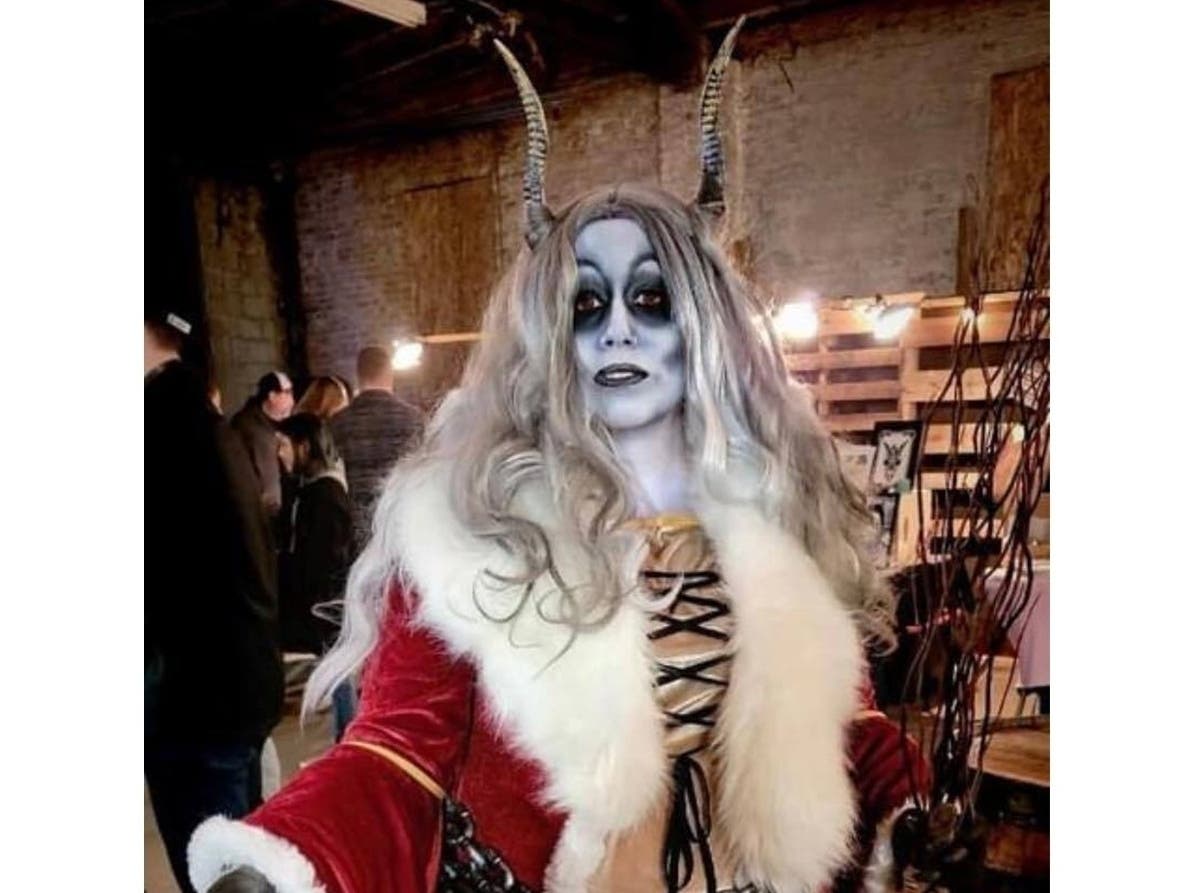 Chicago actress Jennifer Benson will be putting in an appearance at Krampus Market 2023 billiantly curated by Street Artz Alliance Sunday, Dec. 10, at Blue Island Beer Co. 