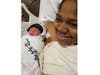 Baby Amir, with his mother, Myeisha Davis, was the first baby to be born in 2024 at Advocate Trinity Hospital. 