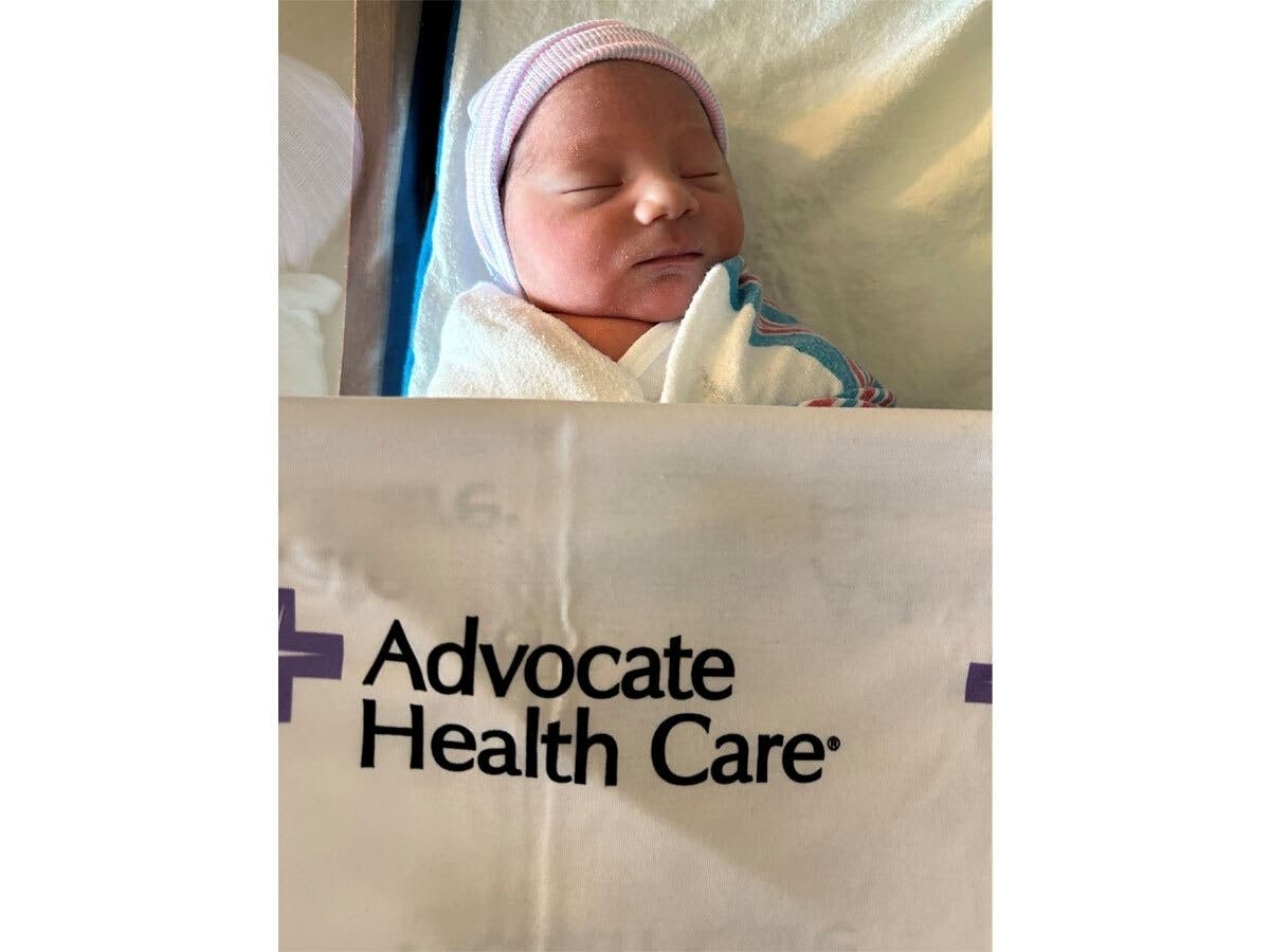 Baby Alfred “AJ” James Poelintz IV was so eager to join the world that he leaped into a month early on Feb. 29 at Advocate Christ.