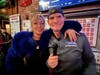 Misty McMichael, wife of Bears HOF Steve 'Mongo' McMichael, and At the Office owner Tim Newsome at Wednesday's drawing in Park Lawn's Queen of Hearts Raffle. 