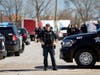Police responsed to an industrial area near 108th Street and Central Avenue in Oak Lawn where an off-duty officer was shot Monday morning.