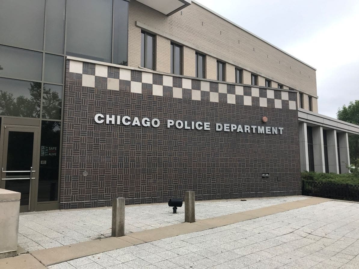 Chicago 22nd District police are looking for the driver of a black, soft-top Camaro they say struck a 37-year-old man on a bike.