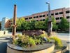 'Heralds of 9/11' paying tribute to the lives lost in the tragic events of Sept. 11, 2001, incorporates four beams from the fallen World Trade Center at Oak Lawn-Patriot Metra Station. 