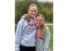 Coaches Nora Doyle (left) and Amanda Tracy credit their Marist girls cross-country team for their support in completing the 2024 Chicago Marathon.
