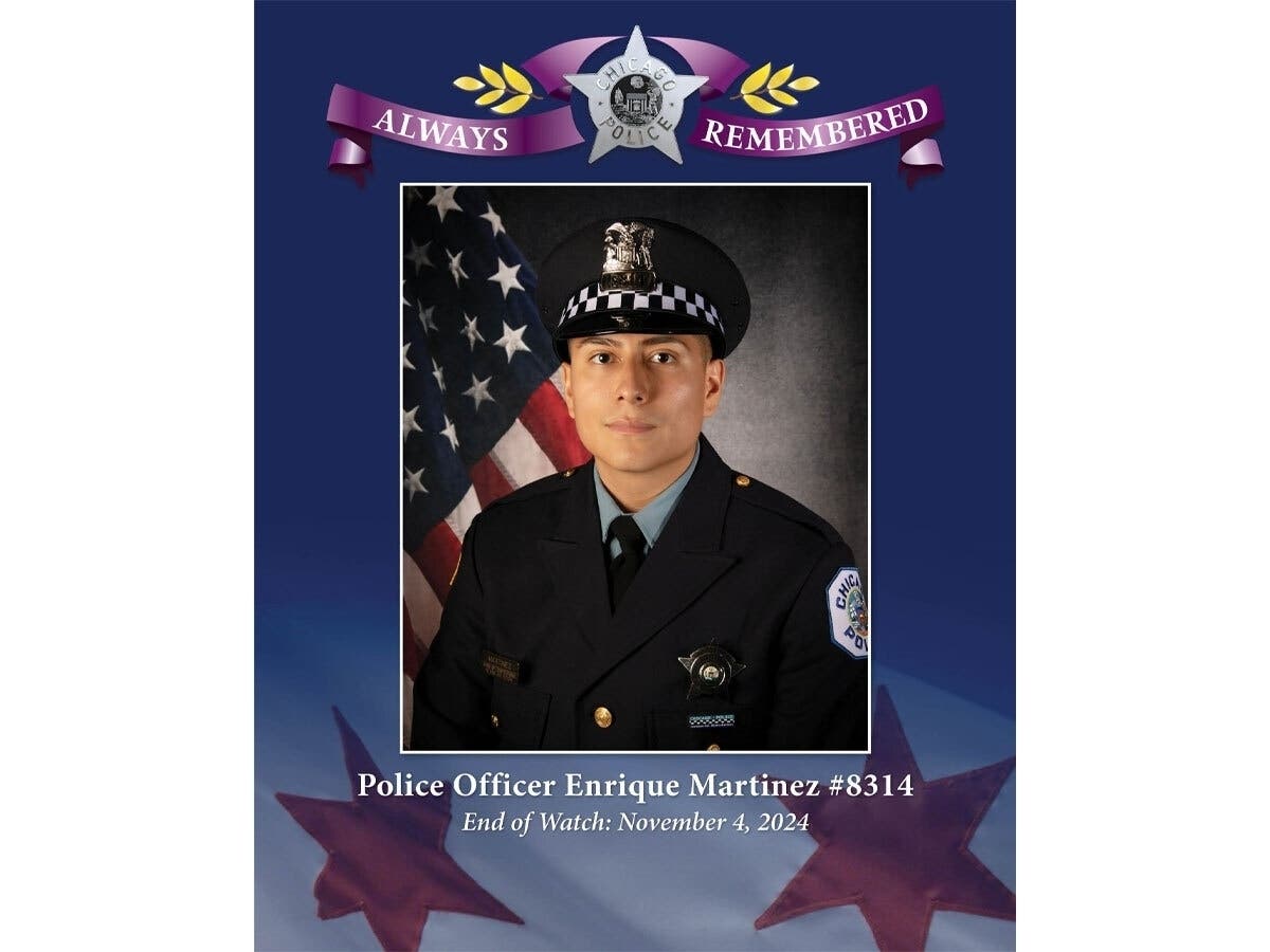 CPD Ofcr. Enrique Martinez, 26, was gunned down during a traffic stop on Chicago's South Side. He was just shy of three years on the force. 