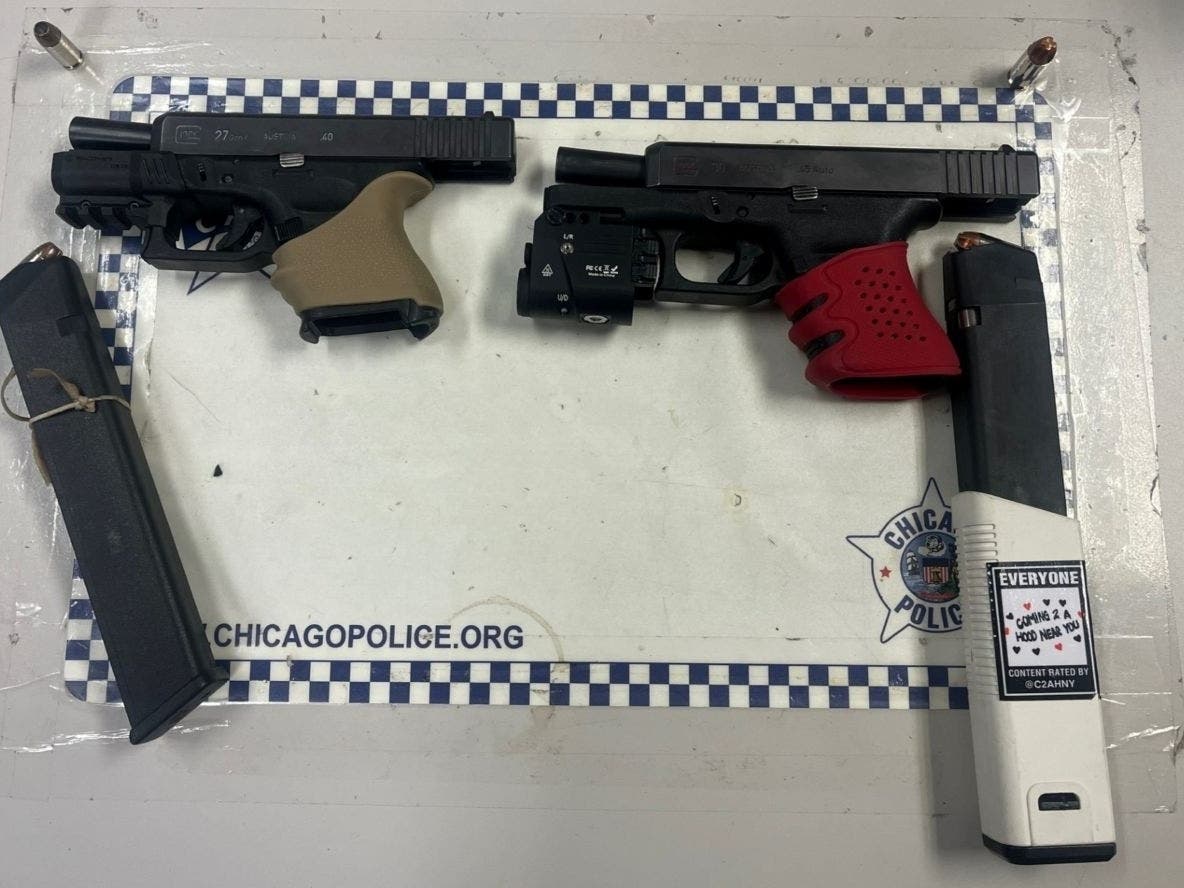 Occupants In Latin King Area Flee Stolen Car In Chicago Lawn, Guns ...
