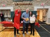 Palos Park-resident and CERT member Jay Vincent (middle) took home the coveted "People's Choice" award in Palos Park's chili cookoff on Feb. 7.