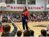 Evergreen Park native and US Women's Olympic hockey star Abbey Murphy tells students at Most Holy Redeemer what it was like to win a gold medal in Milan, Italy. 