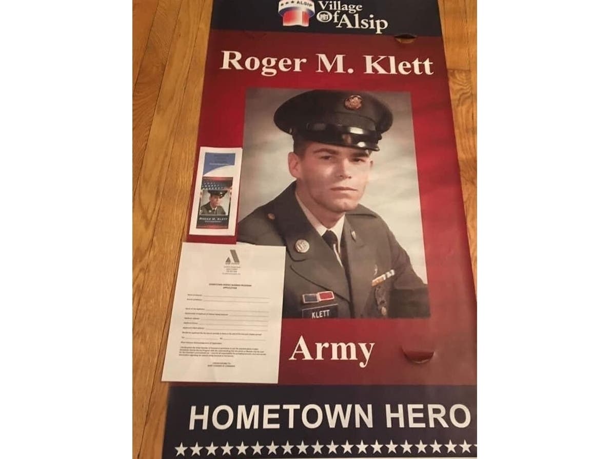 The Alsip Chamber of Commerce is taking orders for the Hometown Heroes Banner program honoring active military and veterans through April 30.
