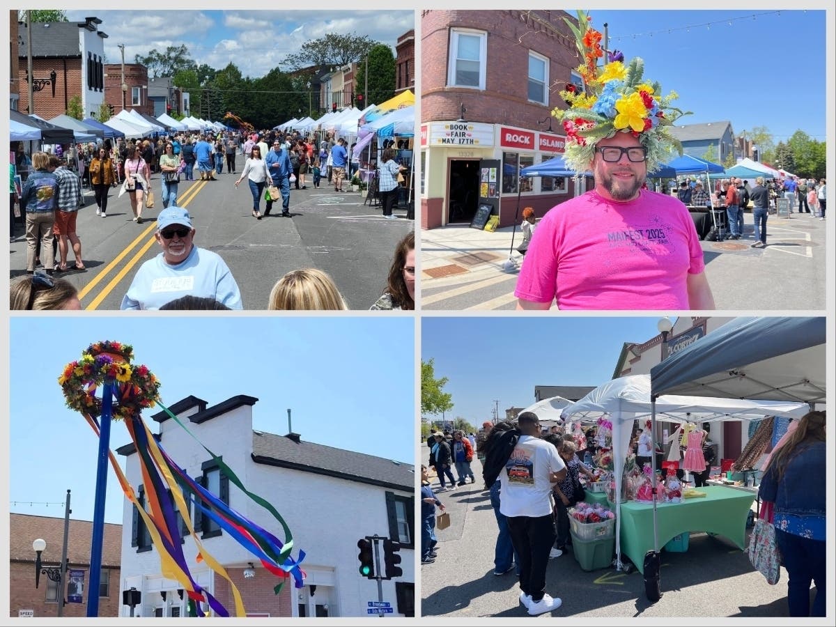 Blue Island Mai Fest is back Saturday, May 9, featuring over 100 artisans, live music, food, libations, and more on Olde Western Avenue. 