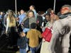 Some families were celebrating a first-generation college graduate. 