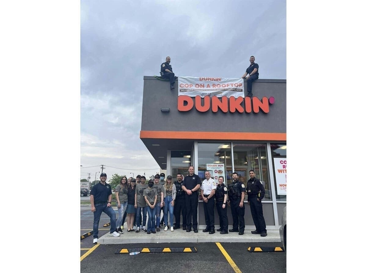 Palos Heights, Palos Hills and Palos Park police are raising funds for Special Olympics Friday, May 15, for 'Cop on A Rooftop' at local Dunkins.