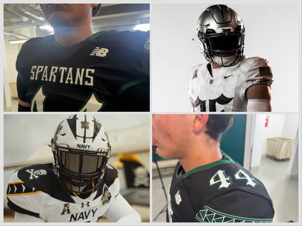 The Oak Lawn Community High School football team will debut new team jerseys incorporating details from the U.S. Army and Navy teams. 
