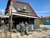 Oak Lawn firefighters remained at the scene while the state fire marshal investigated the fire that caused significant damage to Mashawee Restaurant in Oak Lawn. 