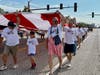 Oak Lawn Raiders carry Old Glory. Love the overalls. You can buy anything on Amazon. 