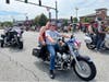 Romantic bikers.