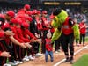 Four-year-old Alsip cancer patient, Melanie Marquez, and White Sox mascot run the bases during a memorable day at Rate Field before the Sox matchup June 26 against Kansas City. 