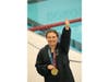 Swimmer Christine Leverenz delivered a stunning performance in the pool, earning two golds and one silver at the USA Games.
