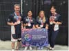 Team Illinois Aces secured a silver medal in a closely contested final against Ohio, Todd Mallo (left to right), Marium Wahid, Becca Gehle and Mia DiGiacomo.
