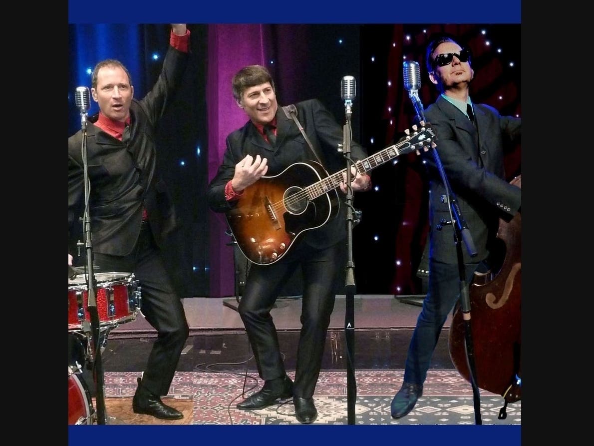 The Neverly Brothers play Elvis to Beatles Sunday, July 19, in a FREE outdoor concert at Klein (Circle) Park in Evergreen Park.