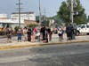 Crowds start to assemble for Big Boy, the sequel, at Central Avenue rail crossing in Chicago Ridge. 