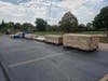 Materials arrive for the 2024 Habitat for Humanity project at Peace Memorial UCC. 