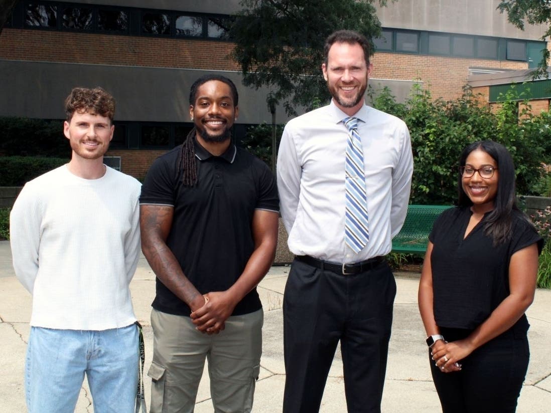 New hires joining EPCHS for the 2026-2027 school year are (left to right) Mike Glennon, William “Bill” Merchantz, Olando White and Sydney Winters.