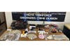 Cook County Sheriff's organized crime unit and DOH investigators uncovered a bevy of switches, guns, pills, cannabis and $14,000 cash in a warrant search on Chicago's South Side. 