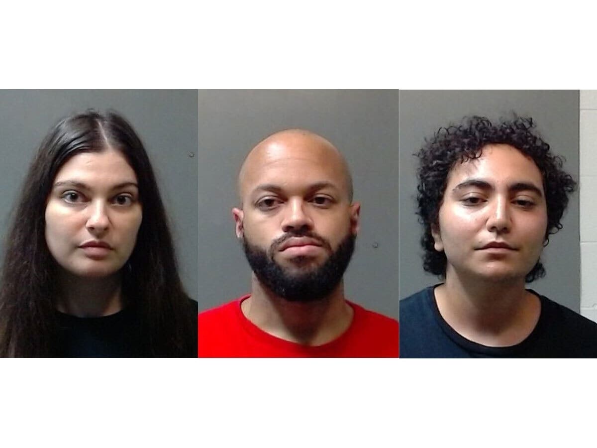 Activists Amira Altamimi, 21, Kobi Guillory, 29, and Ghada Morrar, 35, were arrested by Oak Lawn police for alleged illegal activities related to a police and fire commission meeting on Aug. 5.