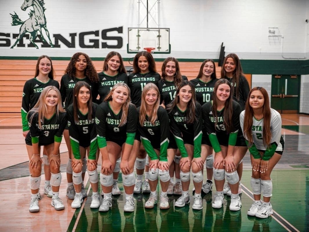 The 2026 Evergreen Park Community High School girls volleyball team. 