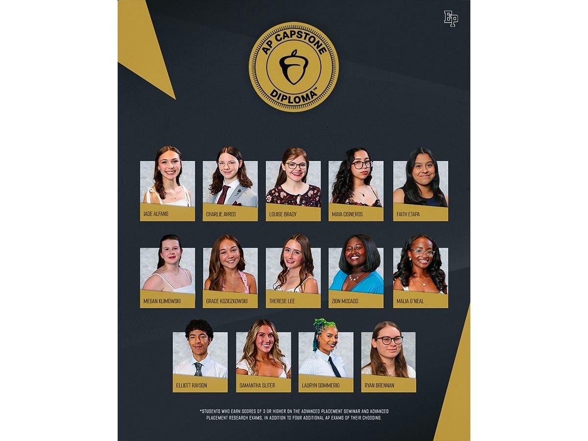 Thirteen Evergreen Park Community High School class of 2026 students and a current senior have earned AP Capstone diplomas.