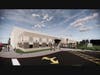 The new facility will feature three indoor courts, an indoor track, locker rooms, training rooms to support St. Laurence sports programs. 