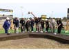 St. Laurence High School VIPs break ground Sept. 14 for a 34,000-square-foot field house to support student wellness and fitness. 