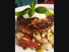 Crab Cake with Sea Scallop Succotash