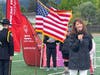 Mayor Karla Brown welcomed the Athletes