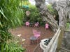 What an inviting garden for the farmworkers