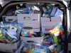 A carload of Hygiene Kits