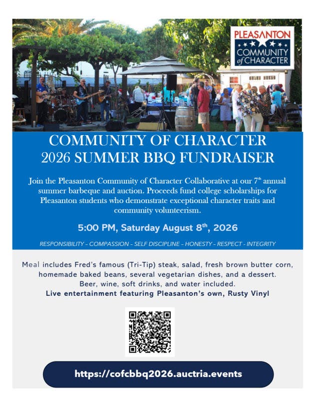 Community of Character BBQ/Auction for Scholarships