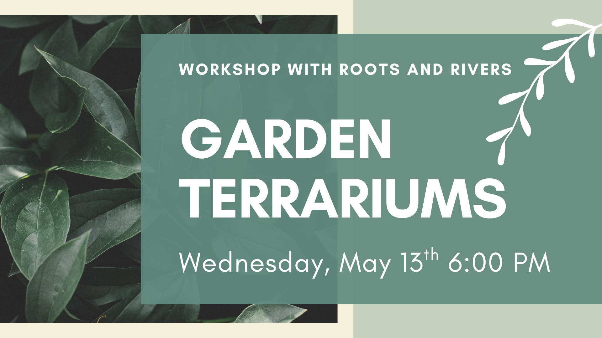 Washington Twp. Library presents a Garden Terrarium program