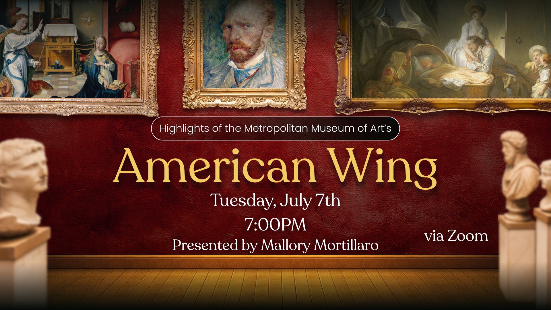 Washington Township Library's Virtual Art Program, "The American Wing"