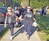 Bobbi & Margie McCeney begin the March in 2018