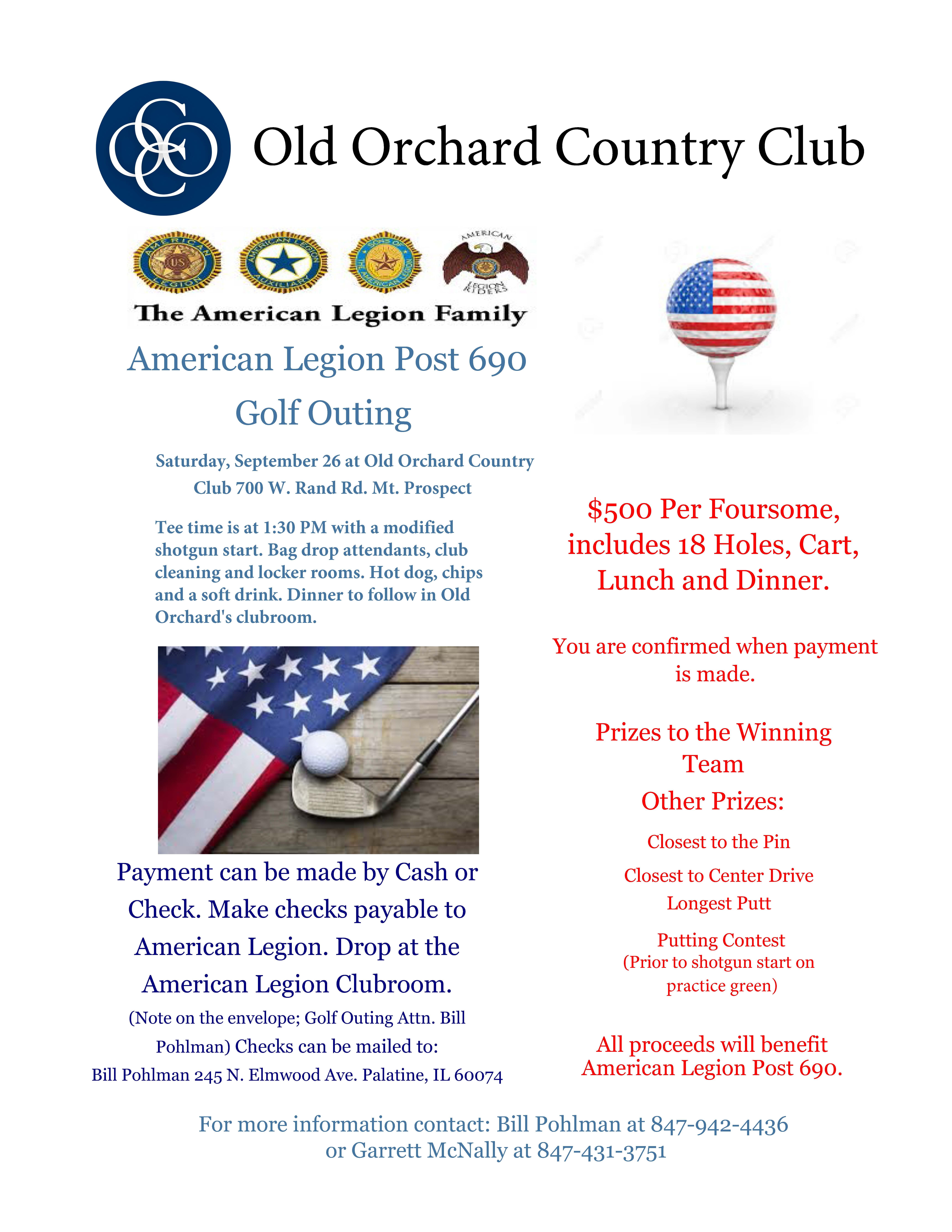 Palatine American Legion Golf Outing