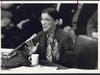 Judge Ruth Bader Ginsburg at her Supreme Court nomination hearing in June 1993. I almost knocked her to the ground by accident, while serving as a committee staffer.