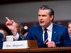 A combative Secretary of Defense Pete Hegsteh testifies before the Senate concerning Iran war.