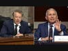 Sen. Rand Paul (R) Kentucky and former U.S. Chief Immunologist Dr. Anthony Fauci in a combative Senate Government Affairs Committee meeting.