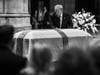 President Trump attends the memorial service for the late Sen. Lindsey Graham