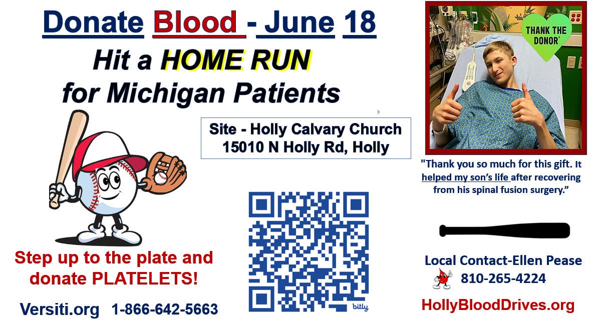 Donate Blood - June 18