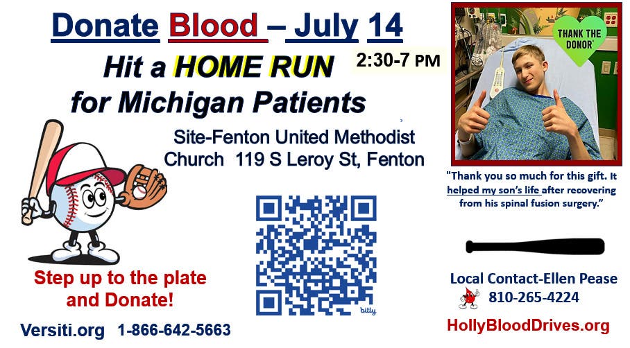 Donate Blood – July 14