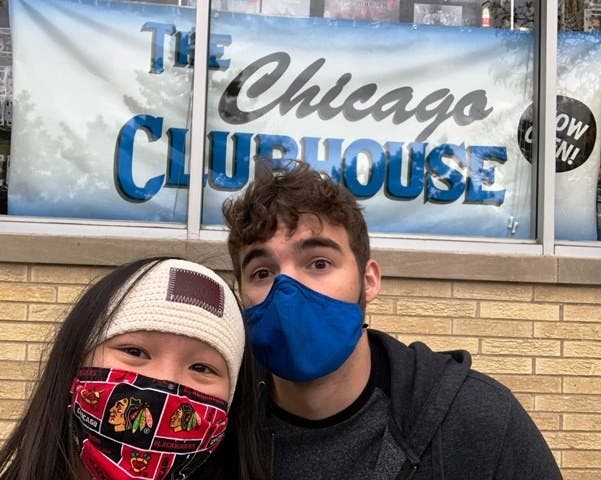 These Skokie residents were among many who masked up and came out to enjoy a fun afternoon!